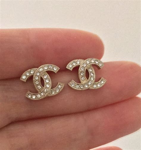 14k gold chanel earrings|real real chanel earrings.